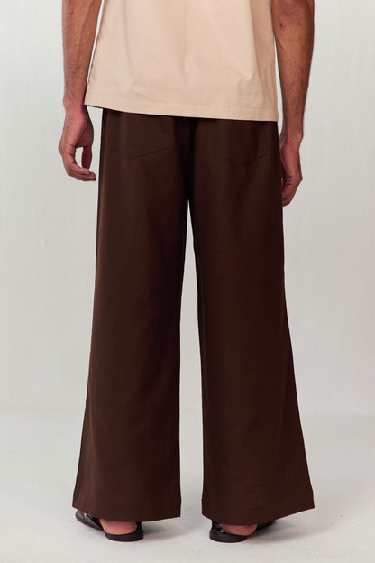 WEEKEND SUMMER PANTS-CACAO