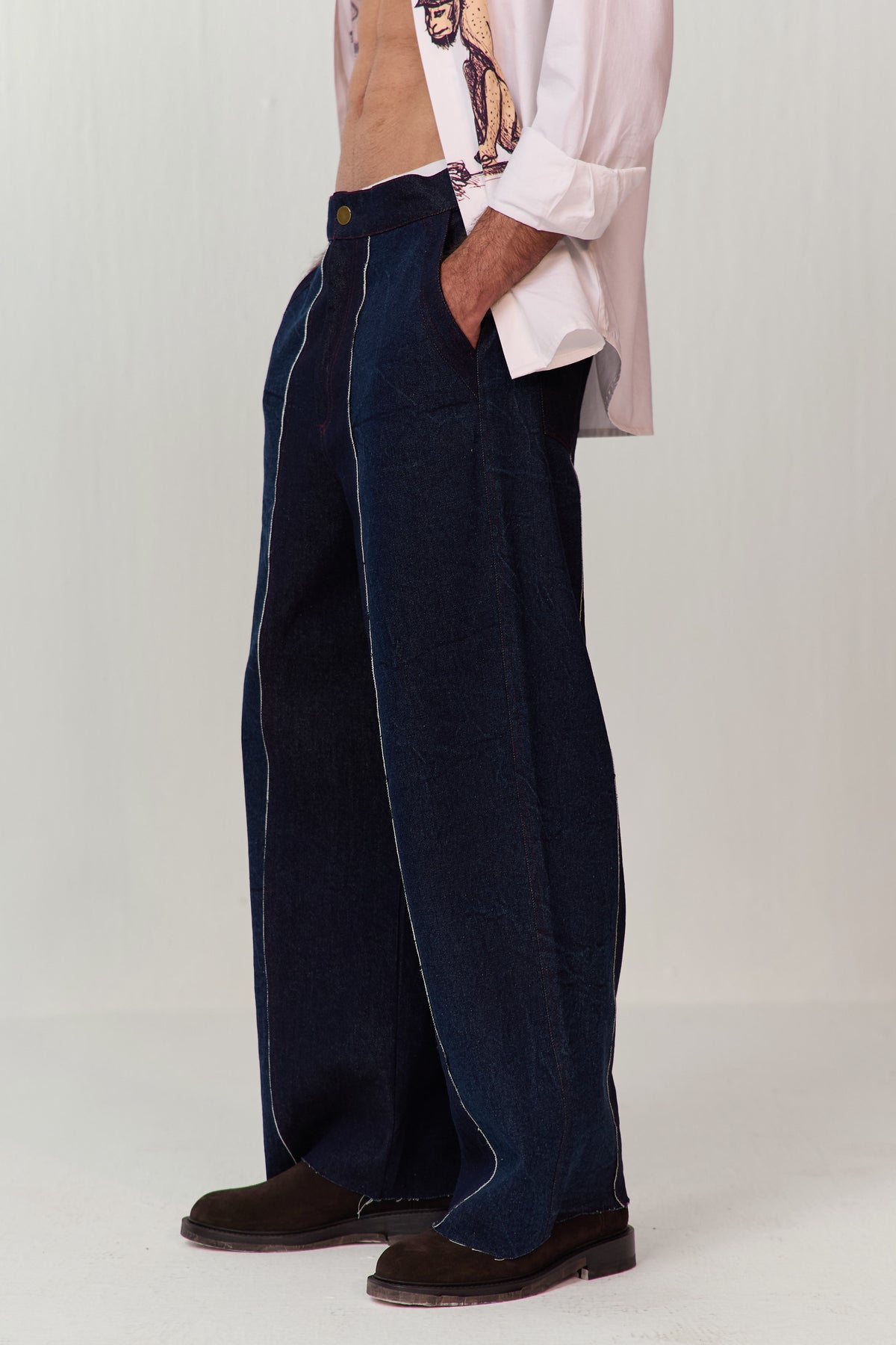STUDIO DENIM PANTS-ARTIST EDIT