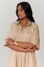 Load image into Gallery viewer, WEEKEND SUMMER DRESS-BEIGE
