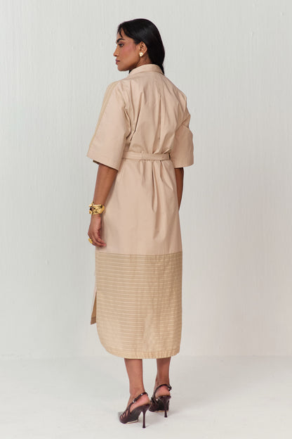 WEEKEND SUMMER DRESS-BEIGE