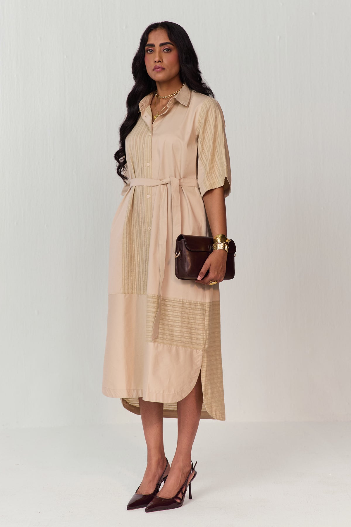 WEEKEND SUMMER DRESS-BEIGE