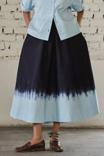 Load image into Gallery viewer, TONK DRIP SKIRT- BLUE
