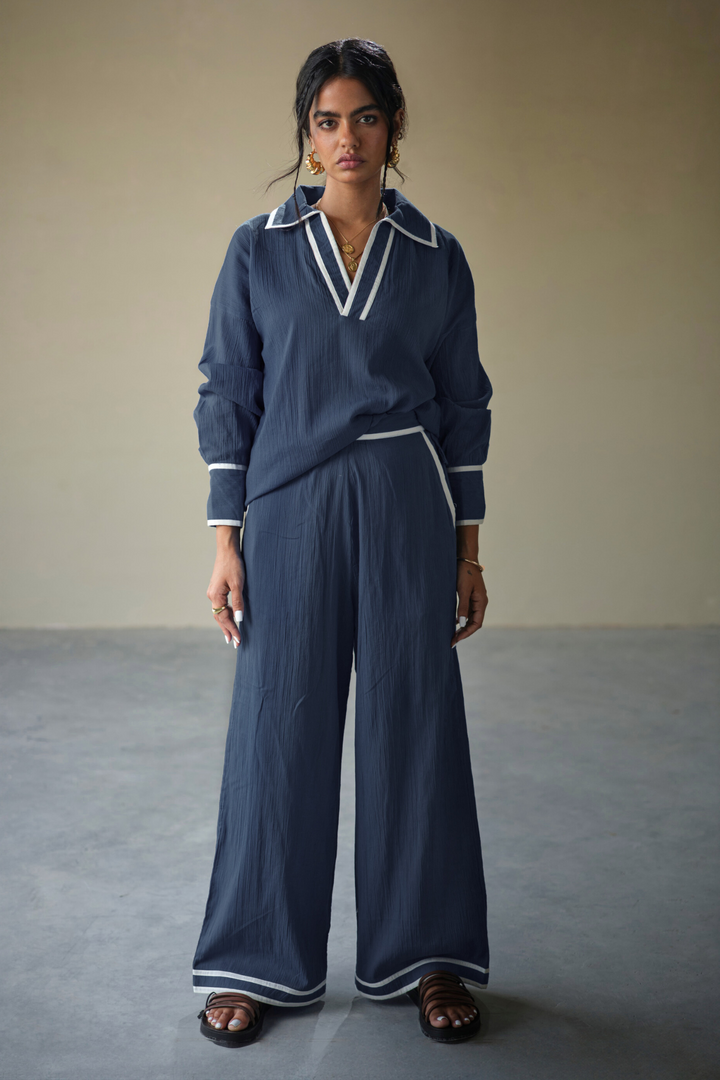 VOYLA CRUSHED COTTON SET