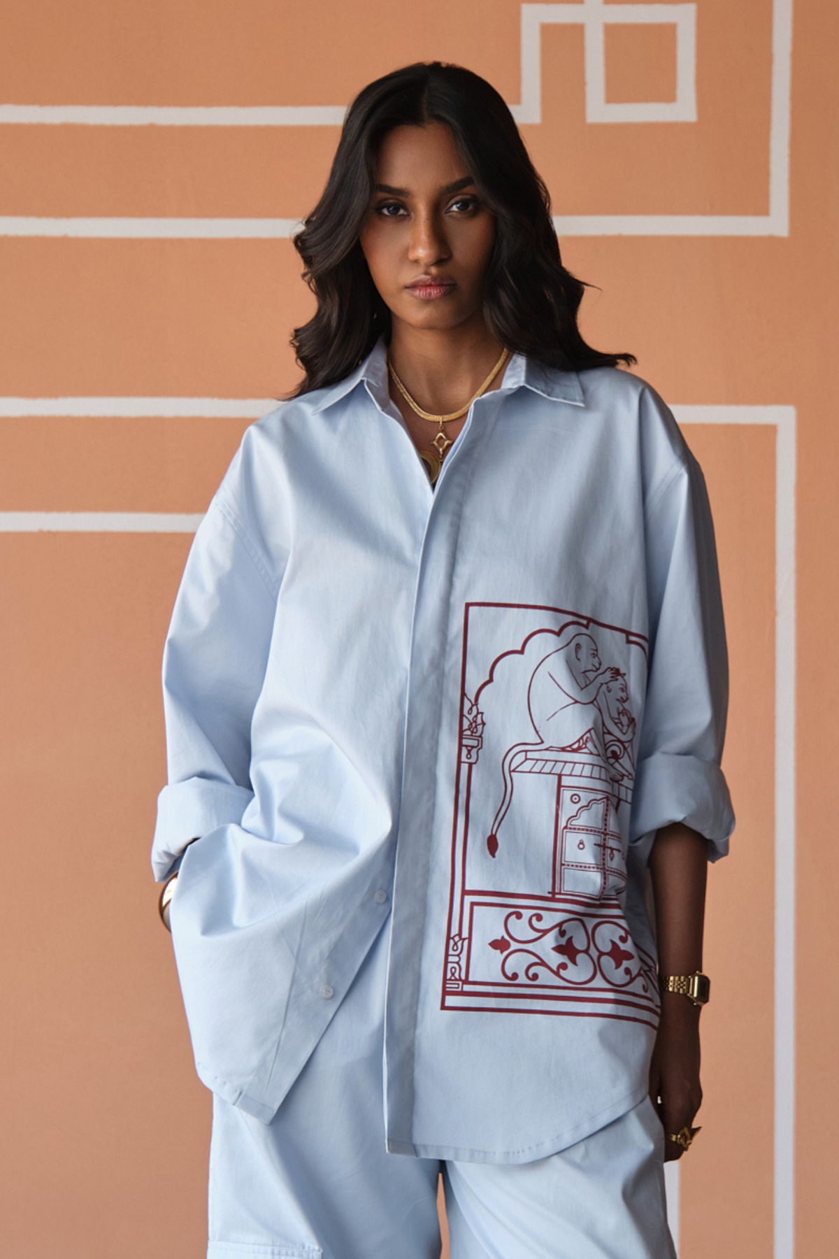 JAIPUR WEEKEND SHIRT-SKY