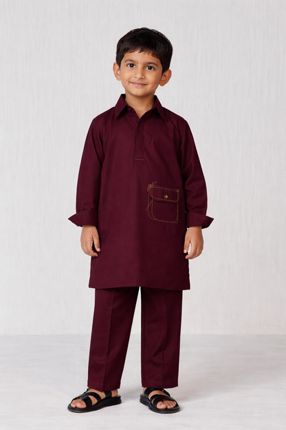 DOODLE PATHANI SET-KIDS