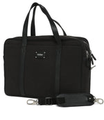 Load image into Gallery viewer, FREDDY CANVAS LAPTOP BAG-BLACK