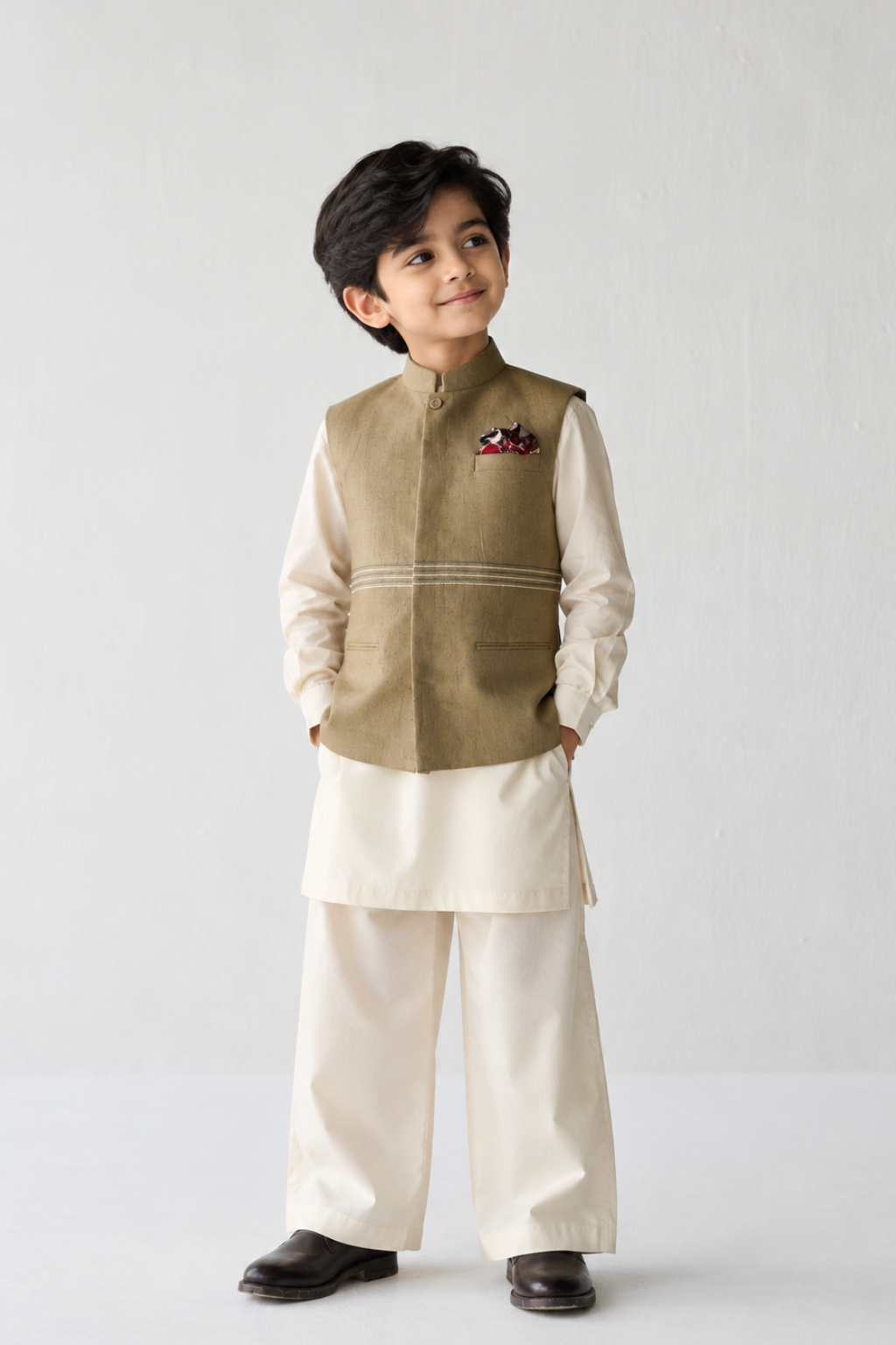 nehru jacket with kurta pyjama for kids