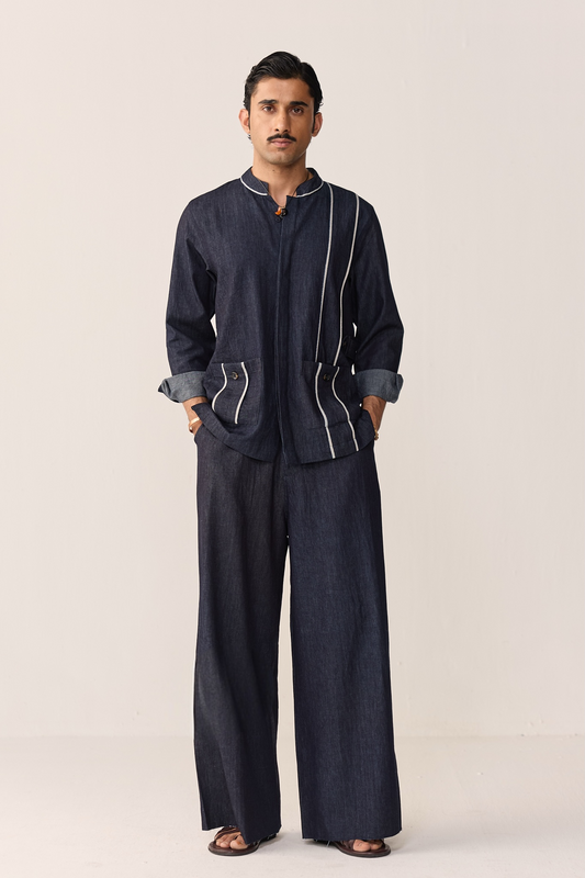 mens summer style denim set