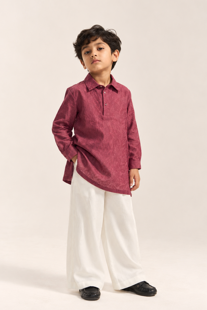 Jahan Embroidered Kurta Set-Kids