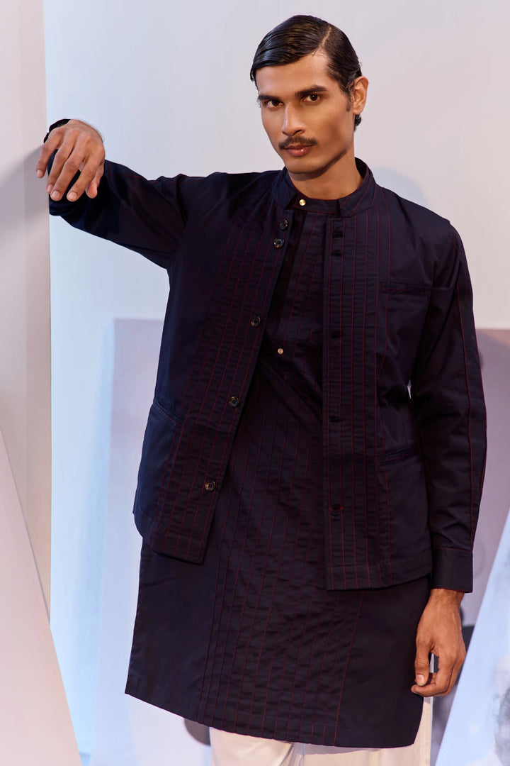 ANUV NEHRU JACKET SET-SET OF 3