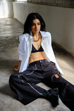Load image into Gallery viewer, JALORE BELL PANTS-BLACK
