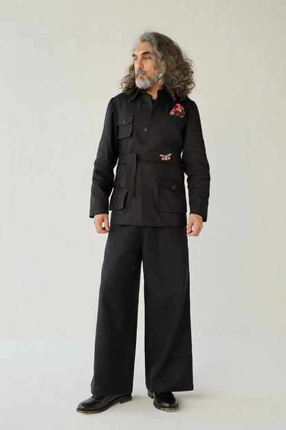 PEDRO JACKET SET- BLACK