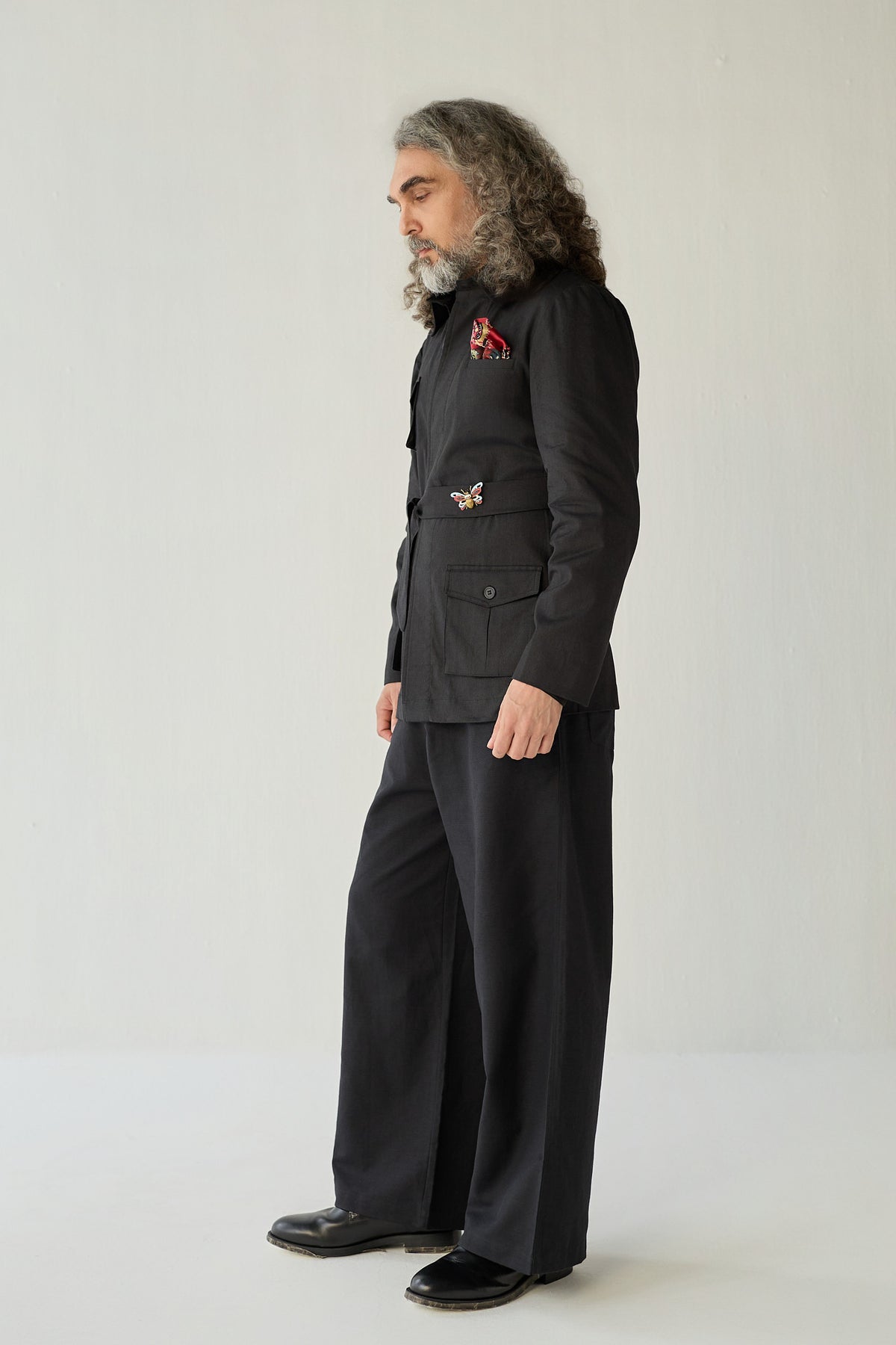PEDRO JACKET SET- BLACK