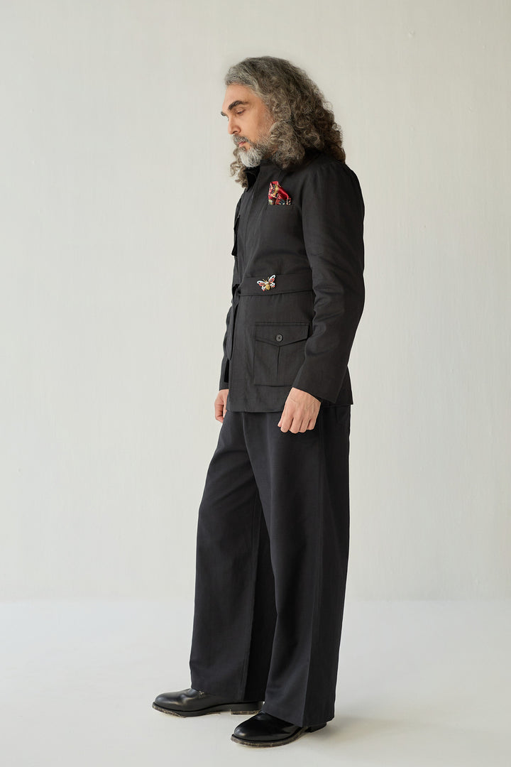 PEDRO JACKET SET- BLACK