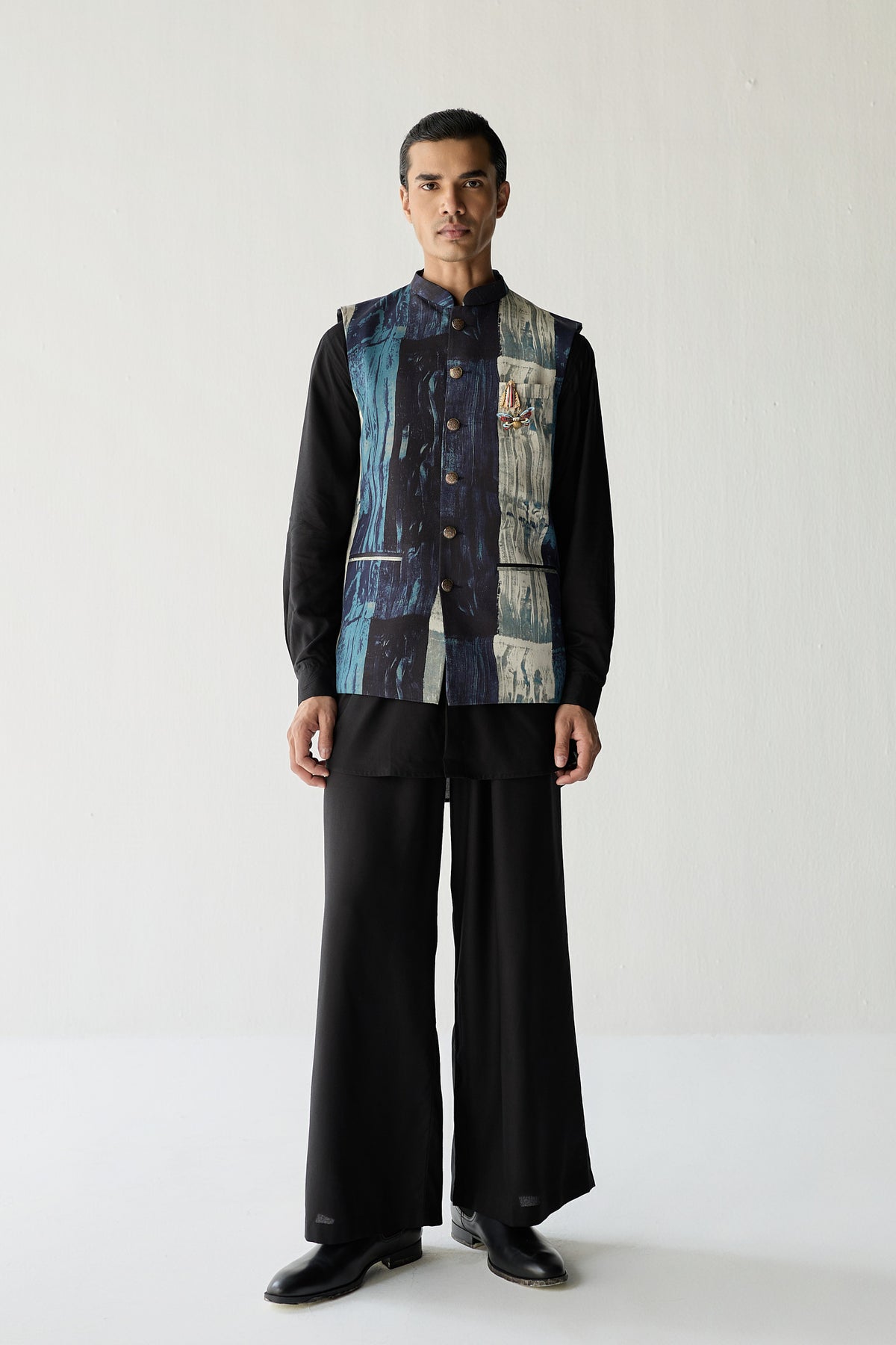 MIHIR NEHRU JACKET SET-DRIP ( SET OF 3)