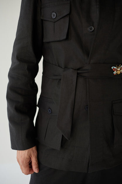 PEDRO JACKET SET- BLACK