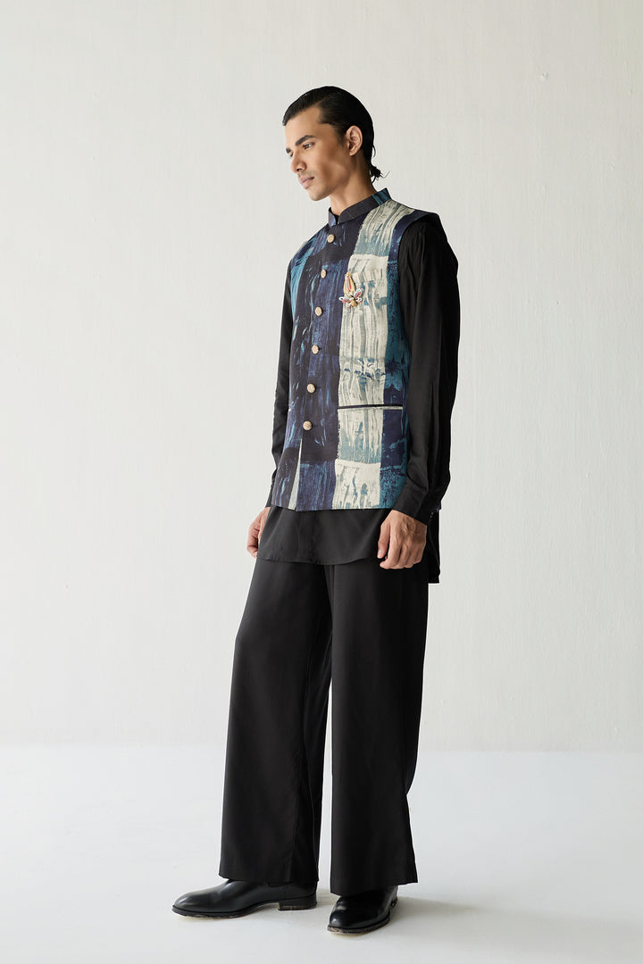 MIHIR NEHRU JACKET SET-DRIP ( SET OF 3)