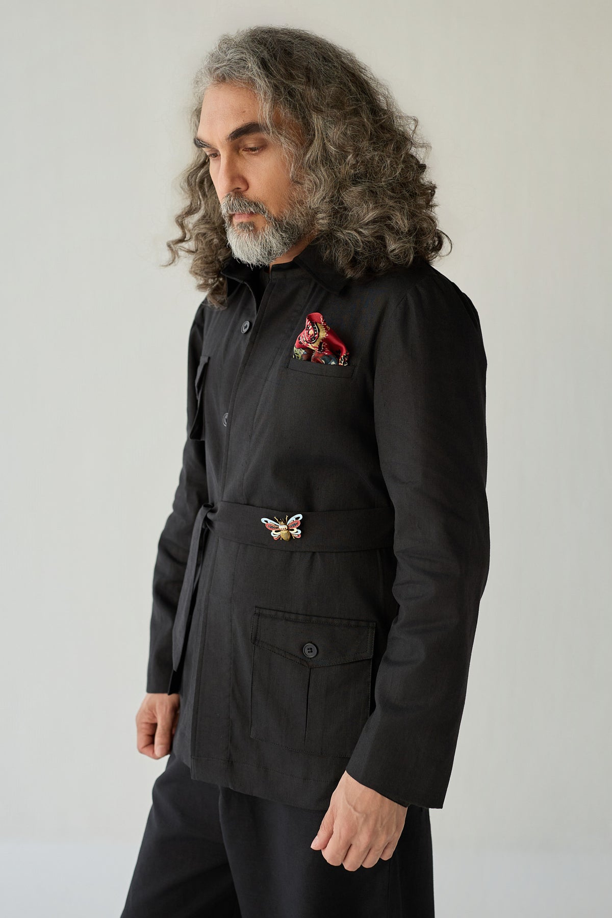 PEDRO JACKET SET- BLACK