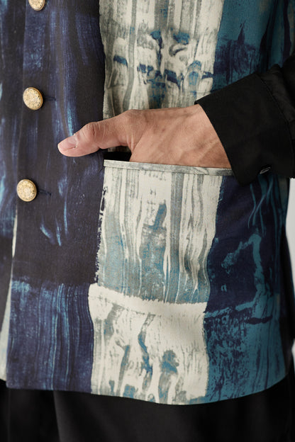 MIHIR NEHRU JACKET SET-DRIP ( SET OF 3)