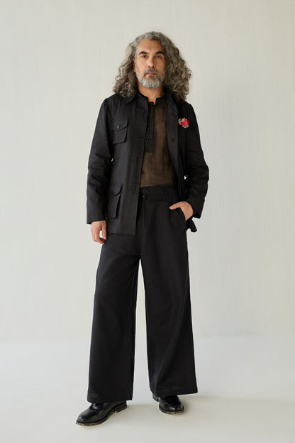 PEDRO JACKET SET- BLACK