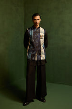 Load image into Gallery viewer, MIHIR NEHRU JACKET SET-DRIP ( SET OF 3)
