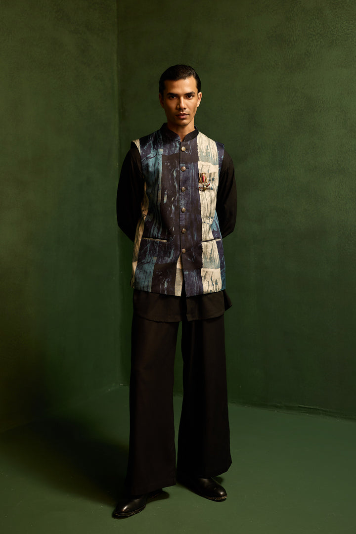 MIHIR NEHRU JACKET SET-DRIP ( SET OF 3)