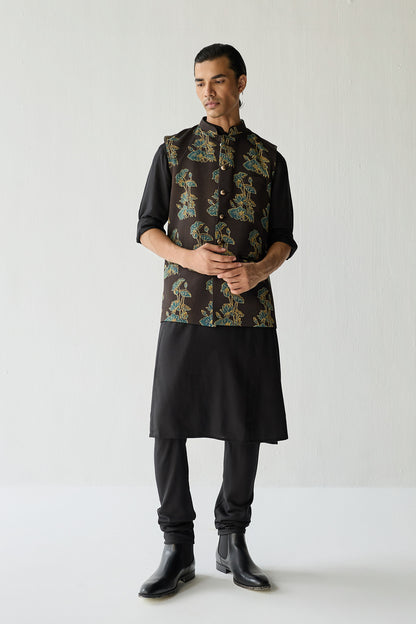 ASIM NEHRU JACKET SET-FLORA ( SET OF 3)
