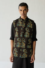 Load image into Gallery viewer, ASIM NEHRU JACKET SET-FLORA ( SET OF 3)
