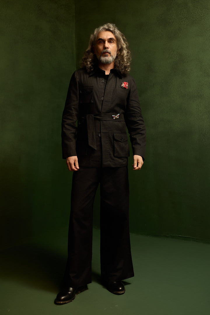 PEDRO JACKET SET- BLACK