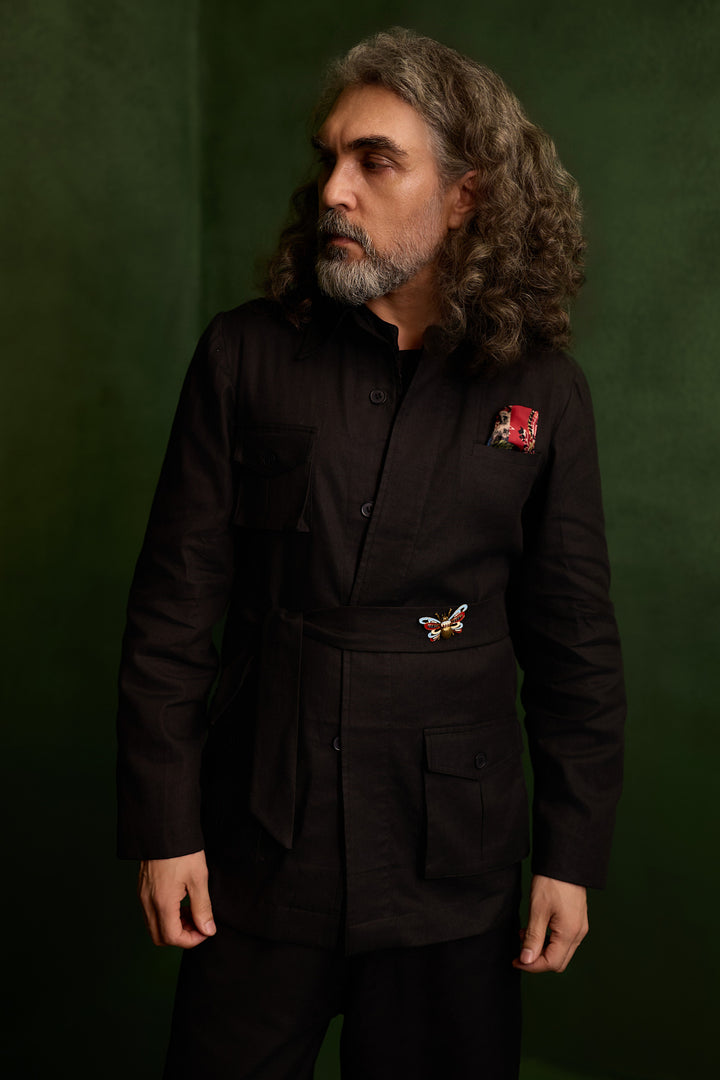 PEDRO JACKET SET- BLACK