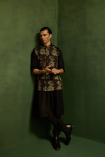 Load image into Gallery viewer, ASIM NEHRU JACKET SET-FLORA ( SET OF 3)
