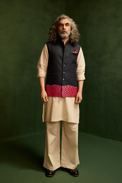 WAHID NEHRU JACKET SET- BROCADE ( SET OF 3)