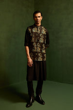 Load image into Gallery viewer, ASIM NEHRU JACKET SET-FLORA ( SET OF 3)
