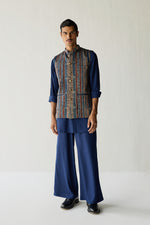 Load image into Gallery viewer, AJRAK INDIE NEHRU JACKET SET ( SET OF 3)
