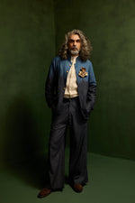 Load image into Gallery viewer, SAHEJ DENIM BANDGALA SET ( SET OF 2)

