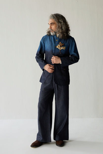 SAHEJ BANDGALA JACKET-DENIM