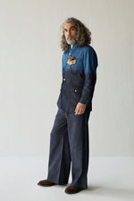 Load image into Gallery viewer, SAHEJ DENIM BANDGALA SET ( SET OF 2)
