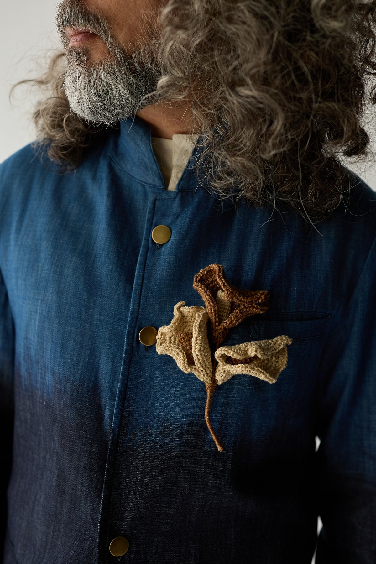 SAHEJ BANDGALA JACKET-DENIM
