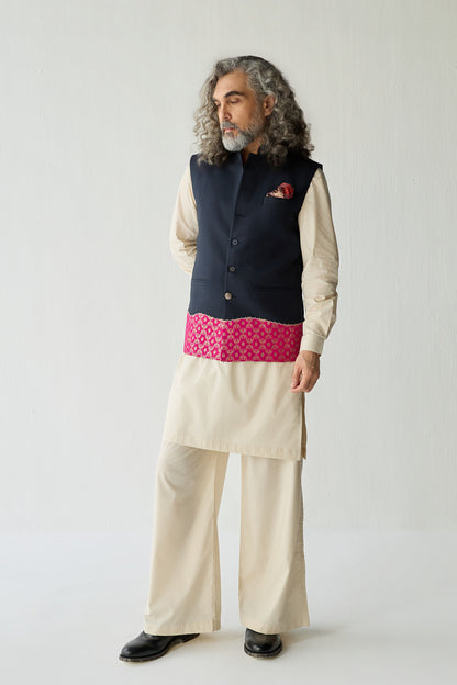 WAHID NEHRU JACKET SET- BROCADE ( SET OF 3)