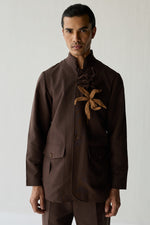Load image into Gallery viewer, AYAAN LINEN BANDGALA SET ( SET OF 2)
