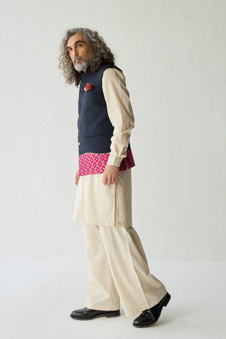 WAHID NEHRU JACKET SET- BROCADE ( SET OF 3)