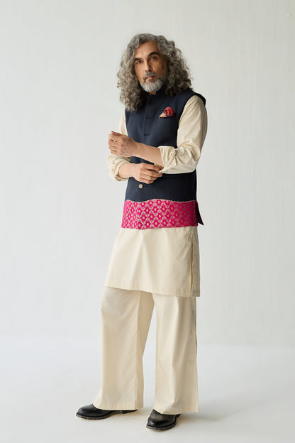 WAHID NEHRU JACKET SET- BROCADE ( SET OF 3)