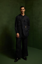 Load image into Gallery viewer, MATKA SILK KURTA SET- BLUE
