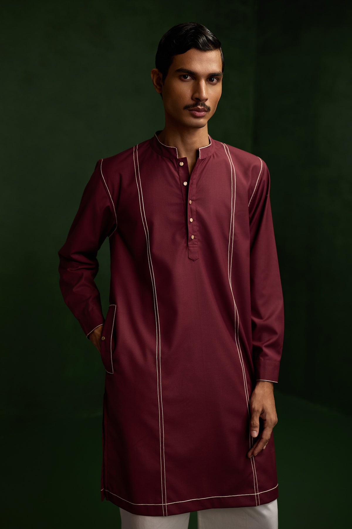 TAILORED KURTA SET- VINO
