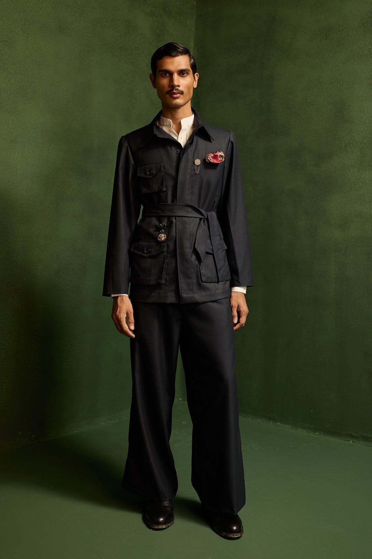 PEDRO JACKET SET- NAVY
