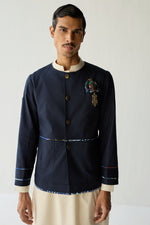 Load image into Gallery viewer, PATRIOT FESTIVE BANDGALA- NAVY
