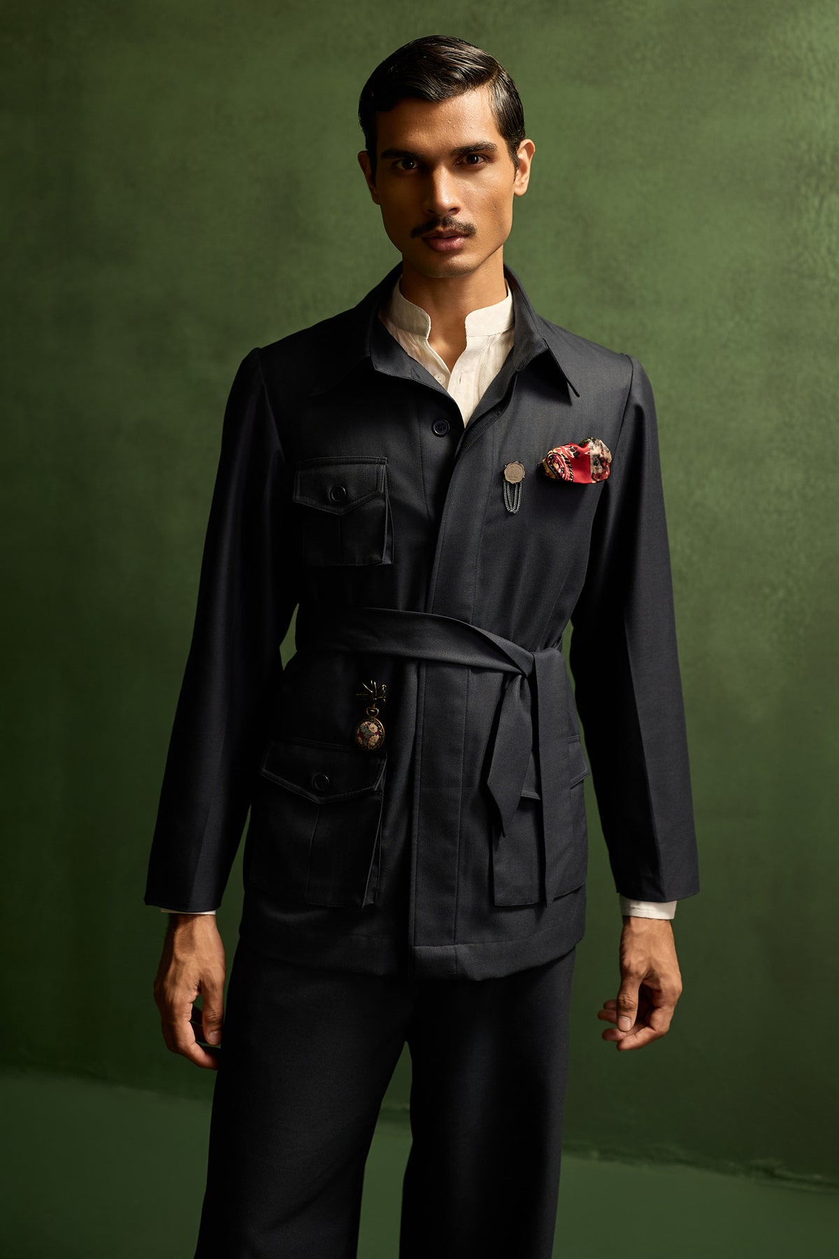 PEDRO JACKET SET- NAVY