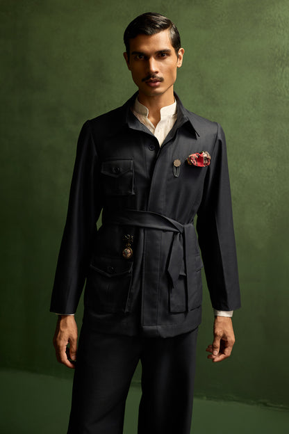 PEDRO JACKET SET- NAVY