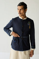 Load image into Gallery viewer, PATRIOT FESTIVE BANDGALA- NAVY
