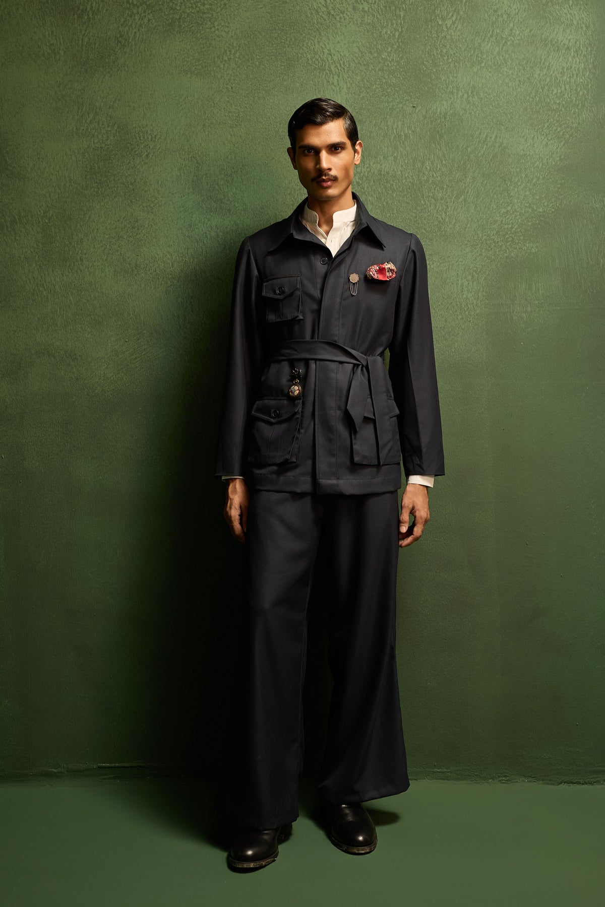 PEDRO JACKET SET- NAVY